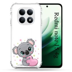 Coque Renforcée Pour Redmi Note 15 4G Animal Koala Cœur