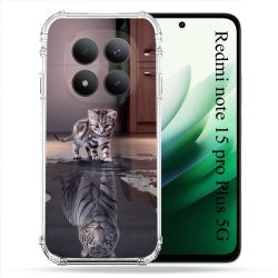 Coque Renforcée Pour Redmi Note 15 Pro Plus 5G Animal Chat Reflet
