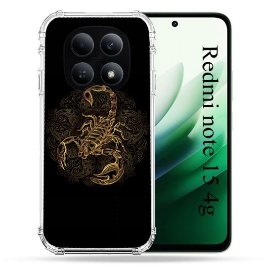 Coque Renforcée Pour Redmi Note 15 4G Animal Scorpion Fresque