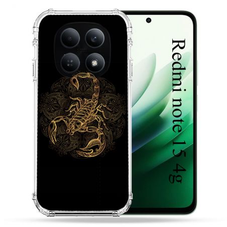Coque Renforcée Pour Redmi Note 15 4G Animal Scorpion Fresque