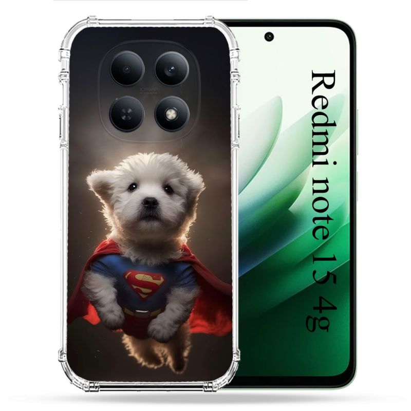 Coque Renforcée Pour Redmi Note 15 4G Animal Super Chien