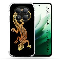 Coque Renforcée Pour Redmi Note 15 Pro Plus 5G Animal Lezard Noir