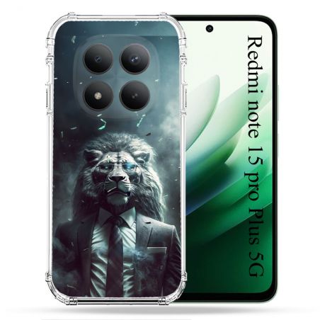 Coque Renforcée Pour Redmi Note 15 Pro Plus 5G Animal Lion Business