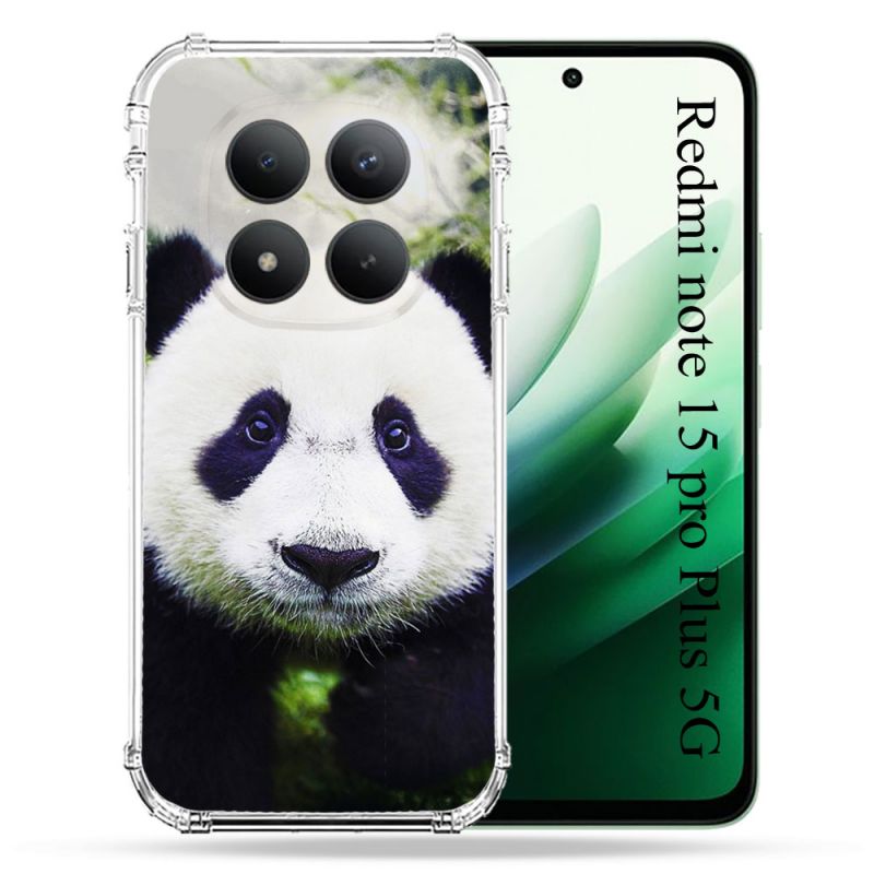Coque Renforcée Pour Redmi Note 15 Pro Plus 5G Animal Panda Color