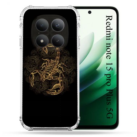 Coque Renforcée Pour Redmi Note 15 Pro Plus 5G Animal Scorpion Fresque