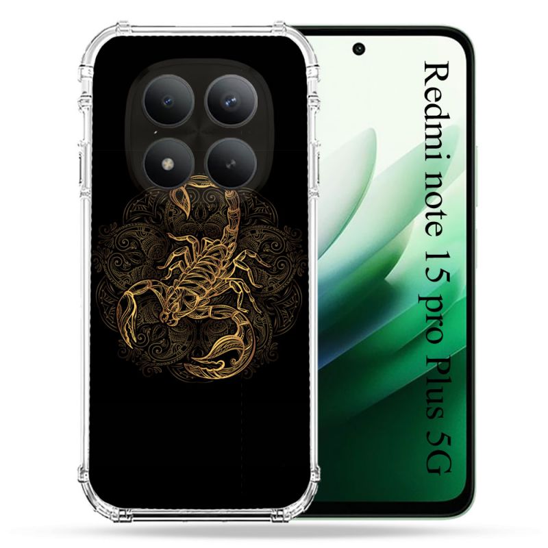 Coque Renforcée Pour Redmi Note 15 Pro Plus 5G Animal Scorpion Fresque