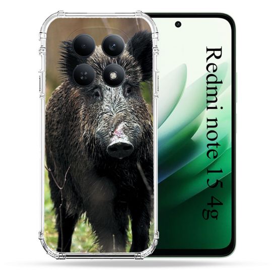 Coque Renforcée Pour Redmi Note 15 4G Chasse Sanglier bois