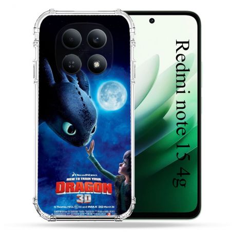 Coque Renforcée Pour Redmi Note 15 4G Dragons Affiche