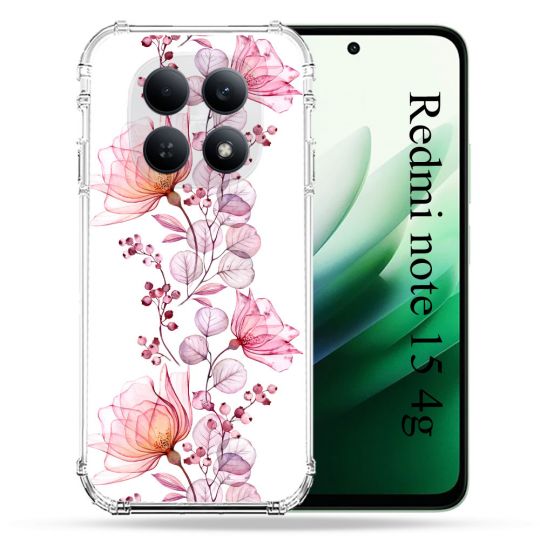 Coque Renforcée Pour Redmi Note 15 4G Fleur Eclosion