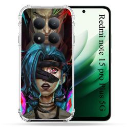 Coque Renforcée Pour Redmi Note 15 Pro Plus 5G Arcane Jinx Bleu
