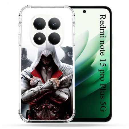Coque Renforcée Pour Redmi Note 15 Pro Plus 5G Assassin Creed Mask