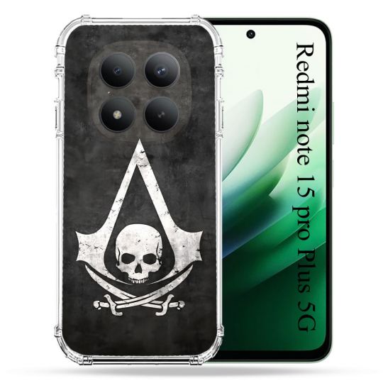Coque Renforcée Pour Redmi Note 15 Pro Plus 5G Assassin Creed Tete Mort