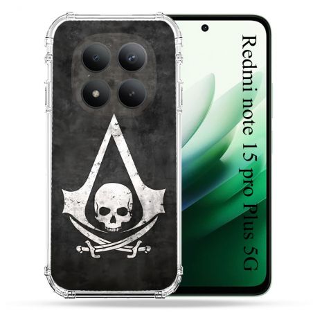 Coque Renforcée Pour Redmi Note 15 Pro Plus 5G Assassin Creed Tete Mort