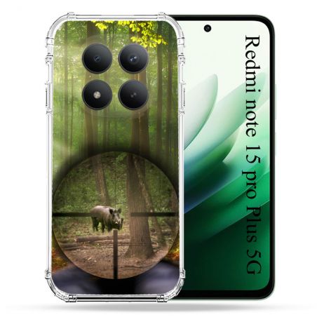 Coque Renforcée Pour Redmi Note 15 Pro Plus 5G Chasse Sanglier Viseur