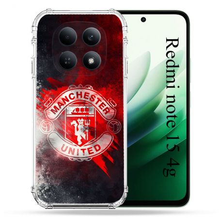 Coque Renforcée Pour Redmi Note 15 4G Foot Manchester United