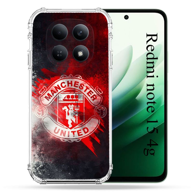 Coque Renforcée Pour Redmi Note 15 4G Foot Manchester United