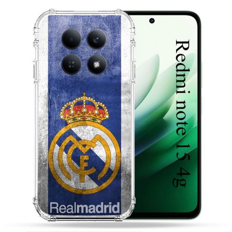 Coque Renforcée Pour Redmi Note 15 4G Foot Real Madrid