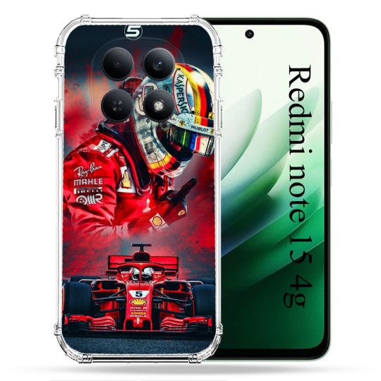 Coque Renforcée Pour Redmi Note 15 4G Formule 1 F1 Ferrari