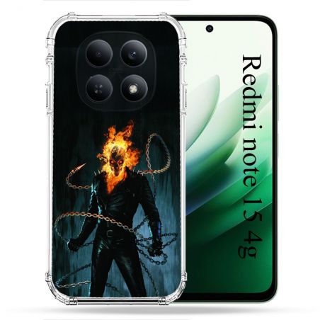 Coque Renforcée Pour Redmi Note 15 4G Ghost Rider