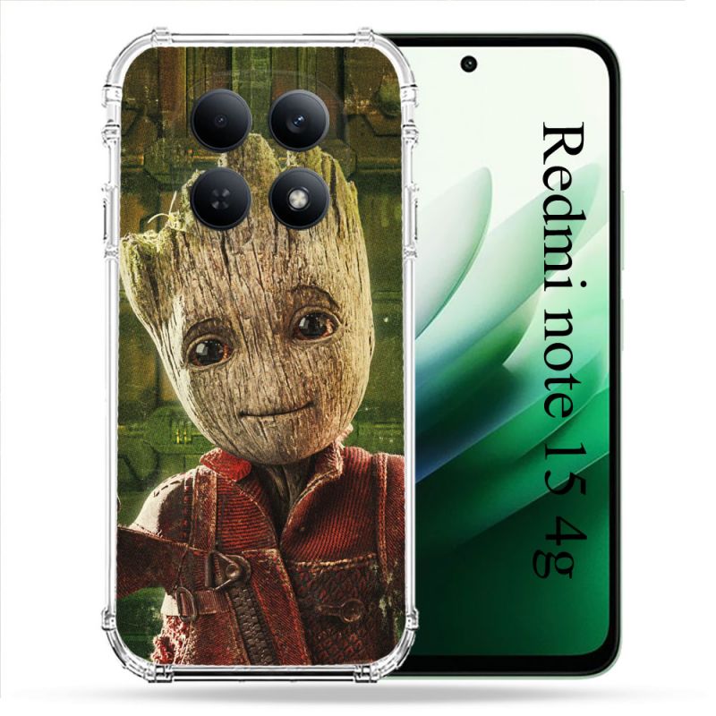 Coque Renforcée Pour Redmi Note 15 4G Groot Vert