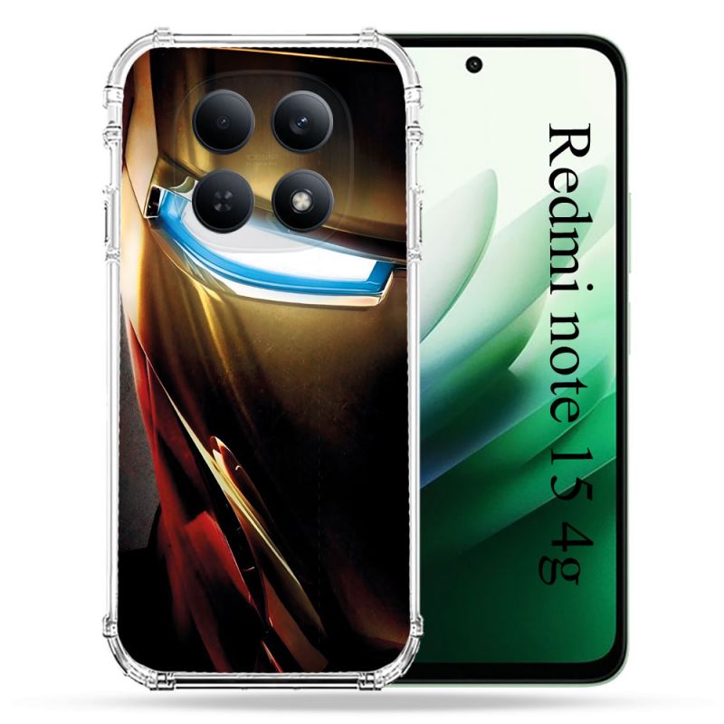 Coque Renforcée Pour Redmi Note 15 4G Iron Man Casque