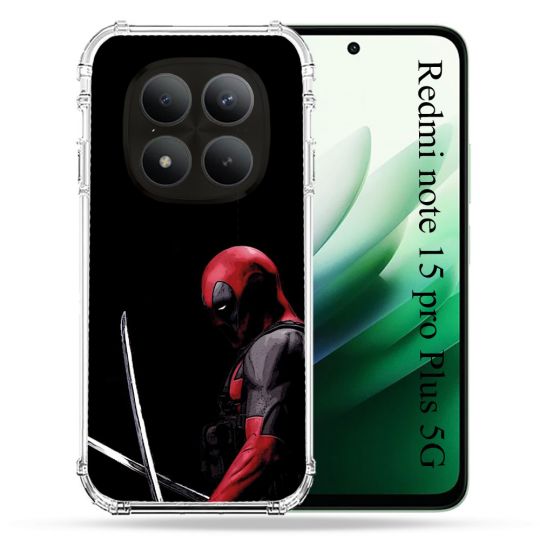 Coque Renforcée Pour Redmi Note 15 Pro Plus 5G Deadpool Epee
