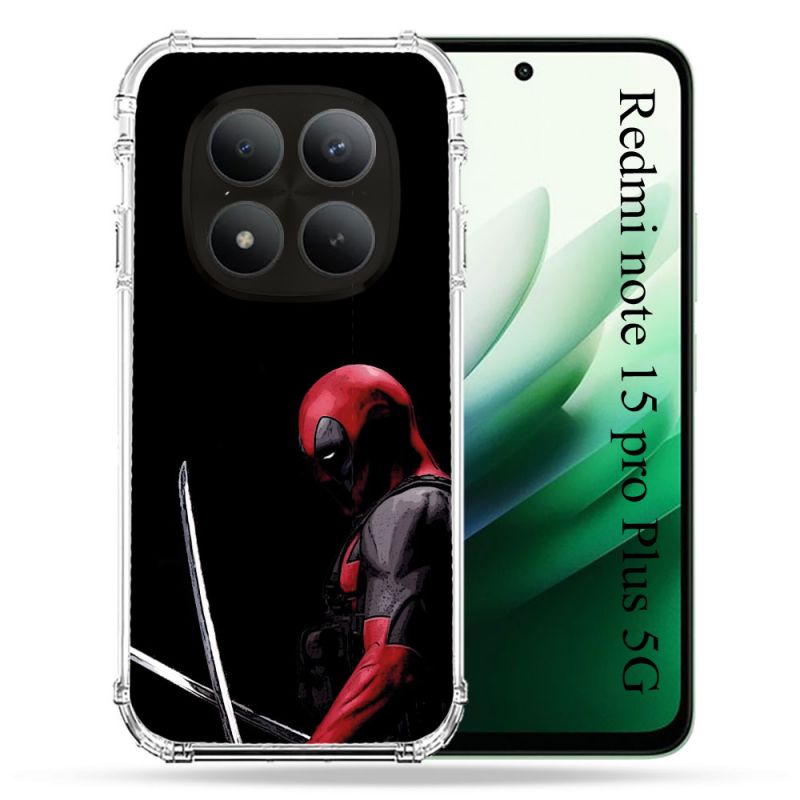 Coque Renforcée Pour Redmi Note 15 Pro Plus 5G Deadpool Epee