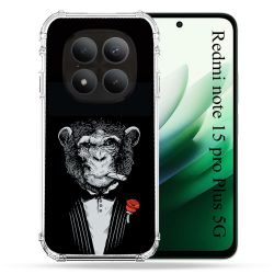 Coque Renforcée Pour Redmi Note 15 Pro Plus 5G Decale Singe Mafia
