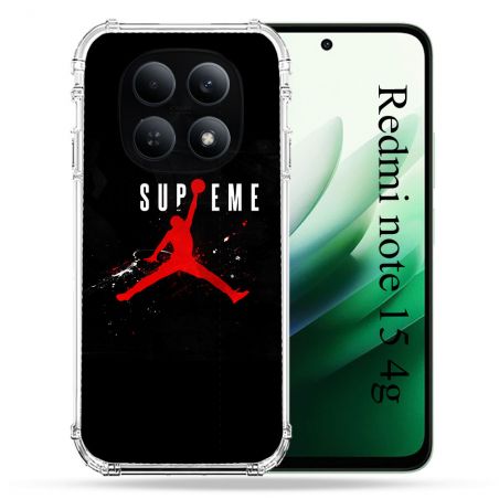 Coque Renforcée Pour Redmi Note 15 4G Jordan Supreme Noir