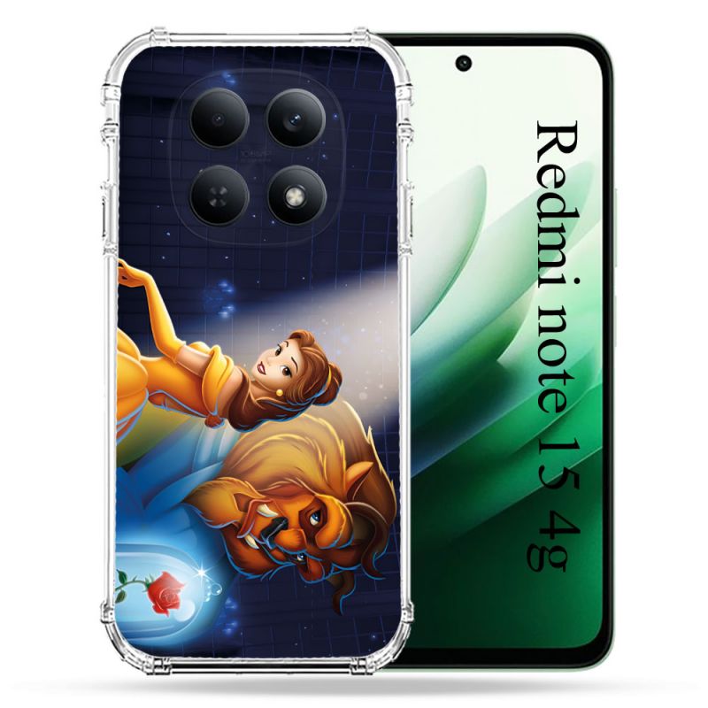 Coque Renforcée Pour Redmi Note 15 4G La Belle et La Bête