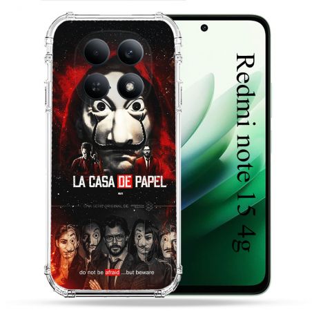 Coque Renforcée Pour Redmi Note 15 4G La Casa De Papel