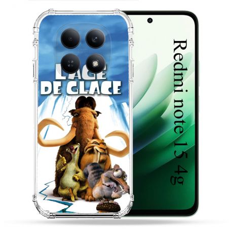 Coque Renforcée Pour Redmi Note 15 4G L'âge de Glace Affiche
