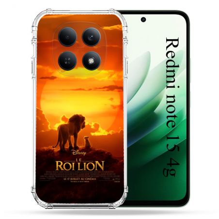 Coque Renforcée Pour Redmi Note 15 4G Le Roi Lion Affiche