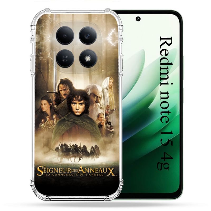 Coque Renforcée Pour Redmi Note 15 4G Le seigneur Des Anneaux Affiche