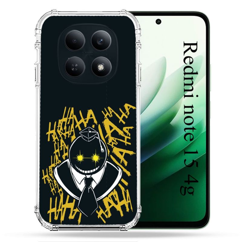 Coque Renforcée Pour Redmi Note 15 4G Manga Assassination Classroom Kuro Noir