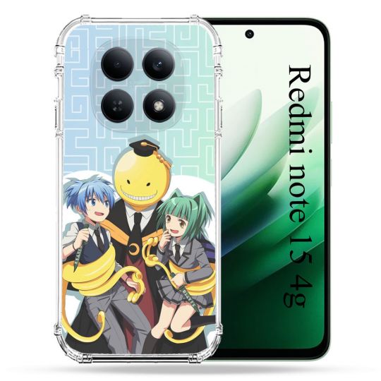 Coque Renforcée Pour Redmi Note 15 4G Manga Assassination Classroom Kuro Trio