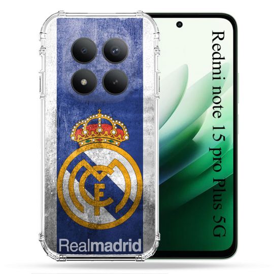 Coque Renforcée Pour Redmi Note 15 Pro Plus 5G Foot Real Madrid