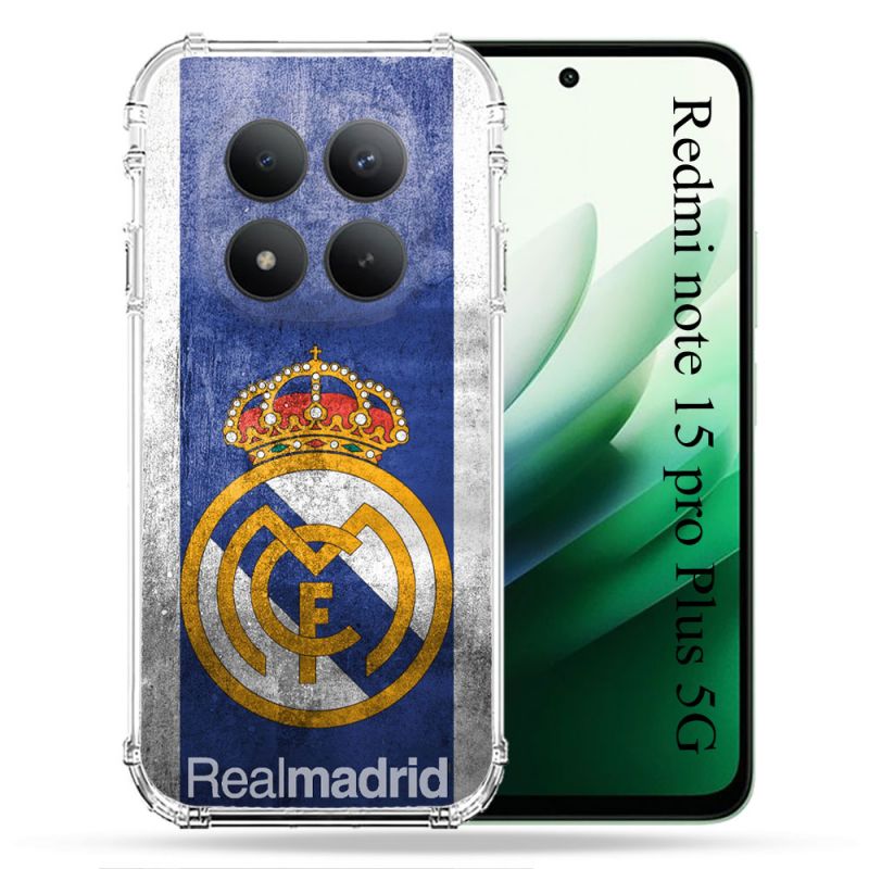 Coque Renforcée Pour Redmi Note 15 Pro Plus 5G Foot Real Madrid