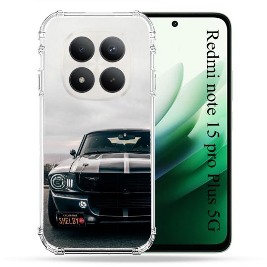 Coque Renforcée Pour Redmi Note 15 Pro Plus 5G Ford Mustang GT500 Vintage