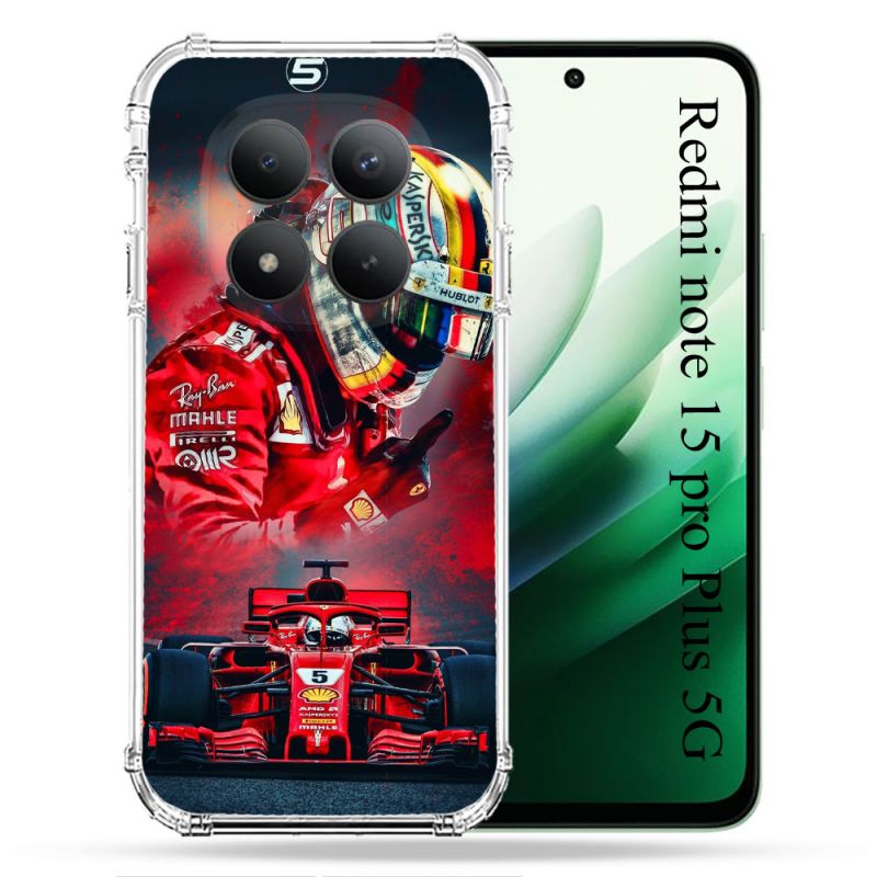 Coque Renforcée Pour Redmi Note 15 Pro Plus 5G Formule 1 F1 Ferrari