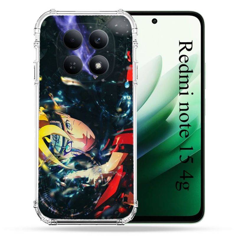 Coque Renforcée Pour Redmi Note 15 4G Manga Boruto Eclair