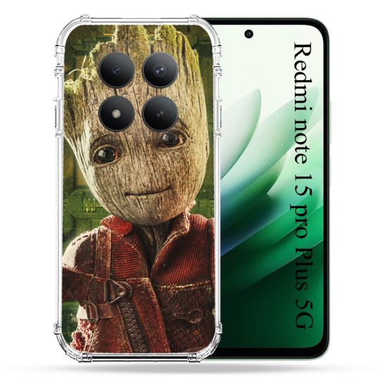 Coque Renforcée Pour Redmi Note 15 Pro Plus 5G Groot Vert