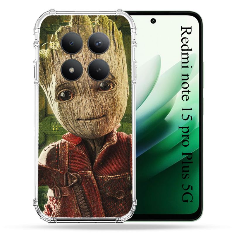 Coque Renforcée Pour Redmi Note 15 Pro Plus 5G Groot Vert