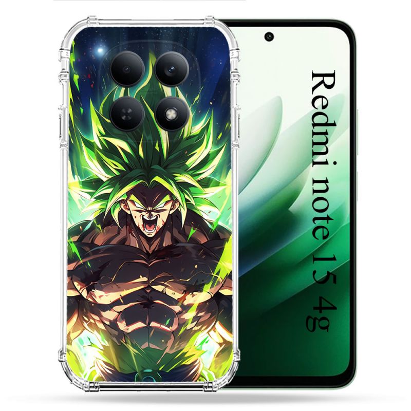 Coque Renforcée Pour Redmi Note 15 4G Manga Dragon Ball Broly