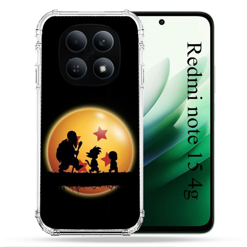 Coque Renforcée Pour Redmi Note 15 4G Manga Dragon Ball Vintage