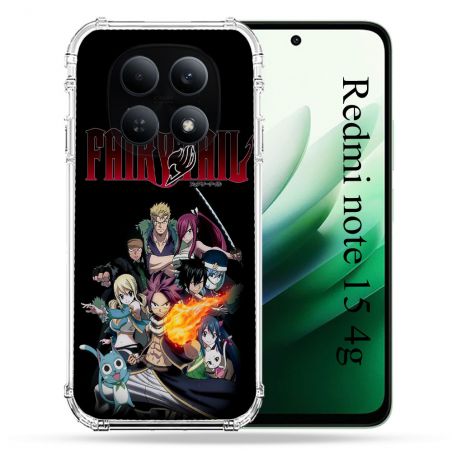 Coque Renforcée Pour Redmi Note 15 4G Manga Fairy Tail Logo Team