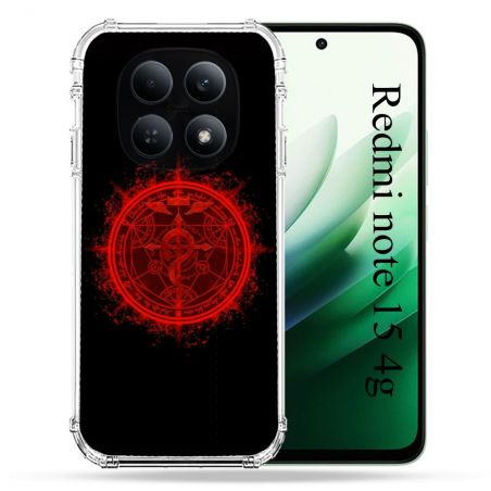Coque Renforcée Pour Redmi Note 15 4G Manga Fullmetal Alchemist Logo