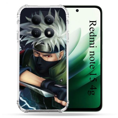 Coque Renforcée Pour Redmi Note 15 4G Manga Naruto Kakashi