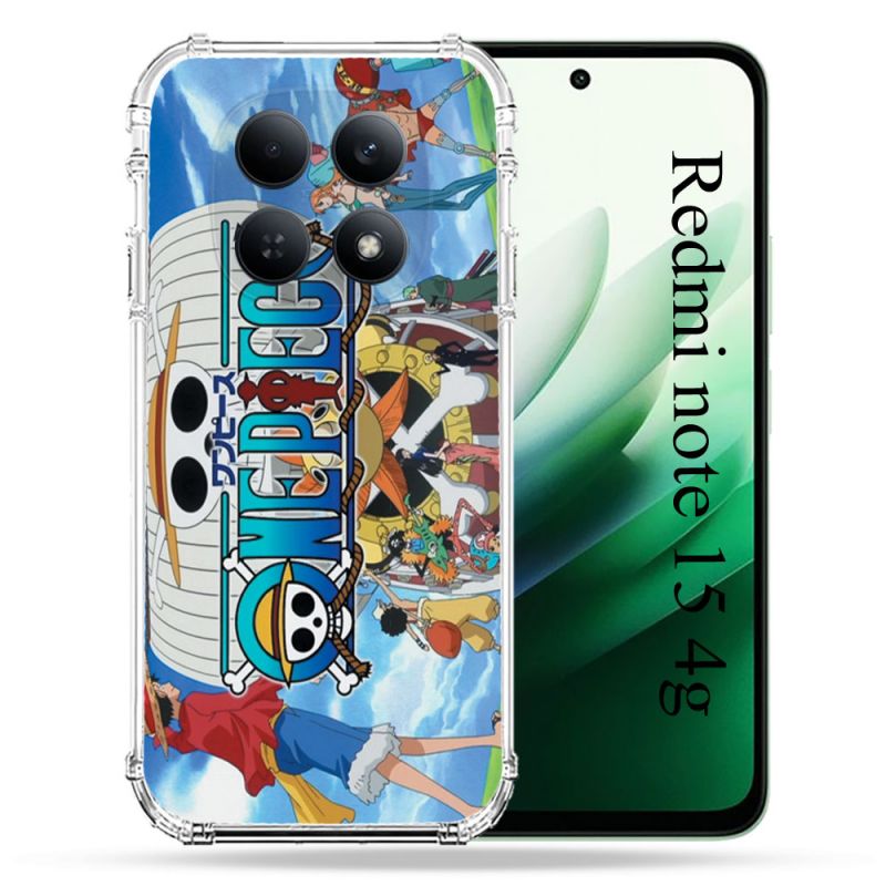 Coque Renforcée Pour Redmi Note 15 4G Manga One Piece Sunny