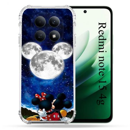 Coque Renforcée Pour Redmi Note 15 4G Mickey Minnie